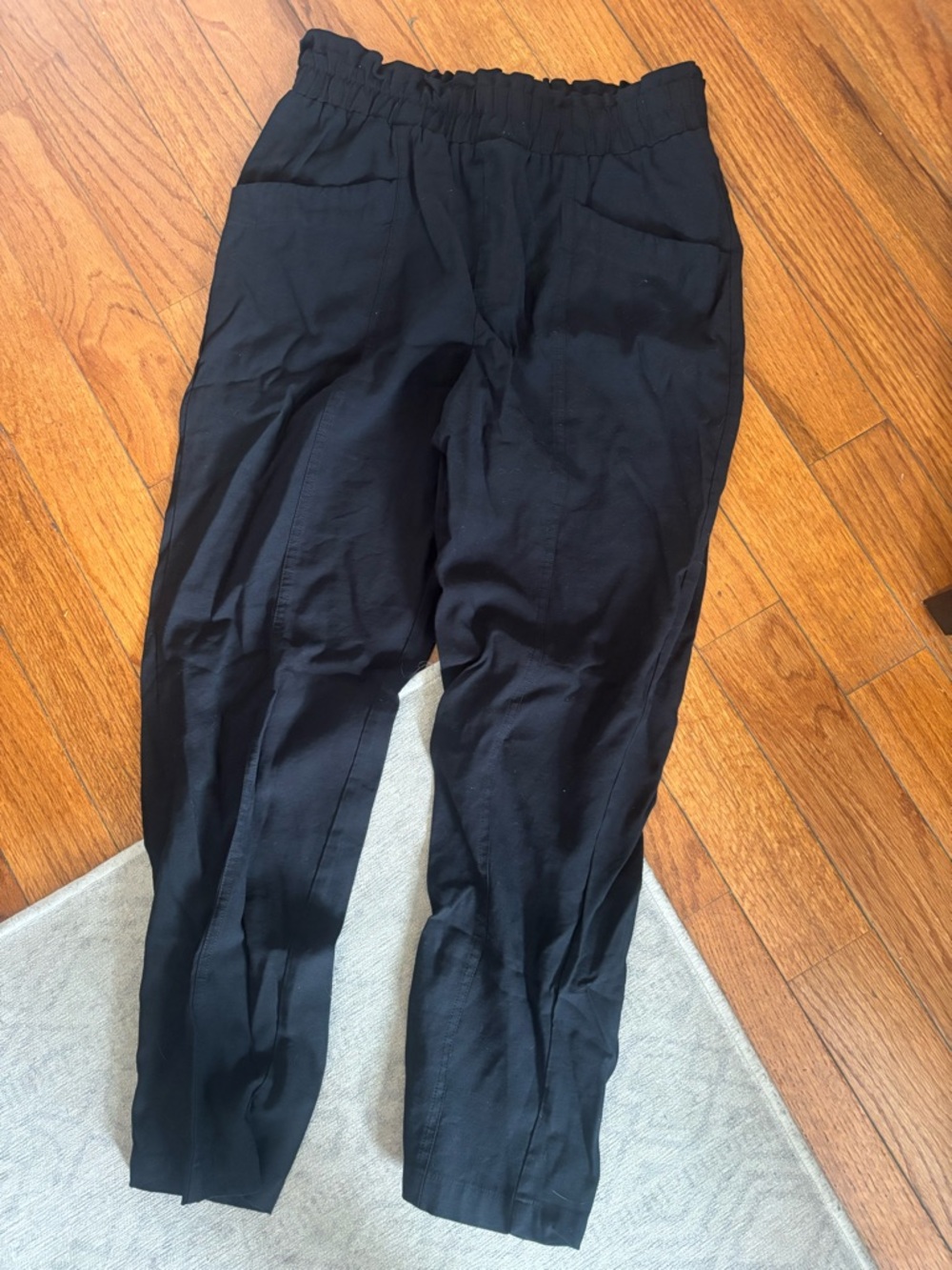 a new day Black Elastic-Waist Joggers with Pockets